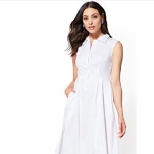 New York & Company Eva Mendes Shirt Dress